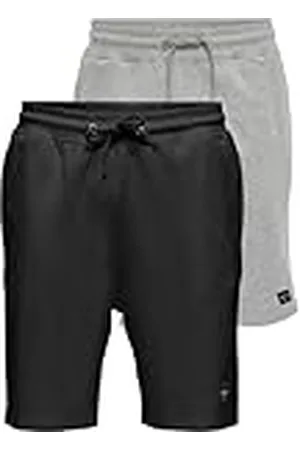 Only & Sons Onsneil-Pantalones Cortos (2 Unidades) chándal, , M para Hombre