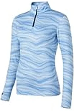 Ellesse Jazmin 1/2 Zip Top Camiseta de Manga Larga, , 40 para Mujer
