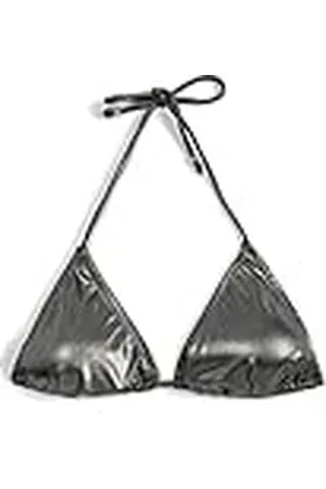 Koton Tie Neck Shiny Triangle Bikini Top Traje de baño, , 38 para Mujer