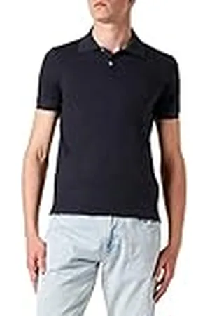 Geox M Camiseta Tipo Polo, Azul Oscuro, L para Hombre