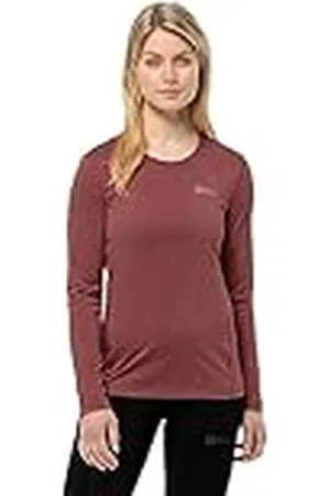 Jack Wolfskin Sky Thermal L/S W Camiseta para Senderismo, , XS para Mujer