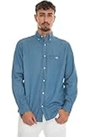 GANT Reg Indigo BD Camisa, , M Hombres