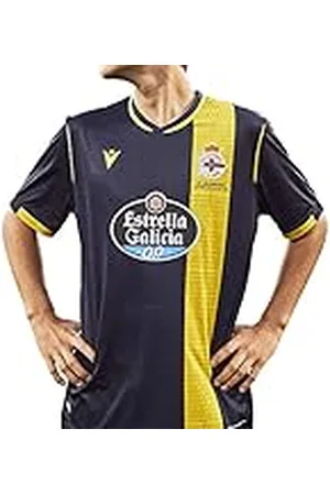 RC Deportivo Camiseta 2ª Equipación 2020/21, Unisex niños, , 8-9 años