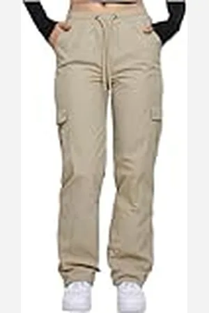 Urban classics Ladies Nylon Cargo Pants Pantalones, , S para Mujer