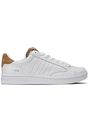 K-Swiss Lozan Klub LTH - Zapatillas de deporte para hombre, WHT/WHT/BRWNSGR SD, 40 EU