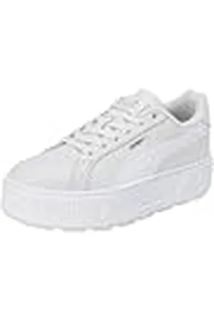 PUMA Karmen L, Zapatillas Mujer, Vapor Gray White, 40.5 EU