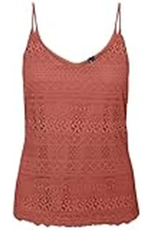 VERO MODA Vmhoney Lace Singlet Wvn Ga Top de Tirantes, , XL Mujeres
