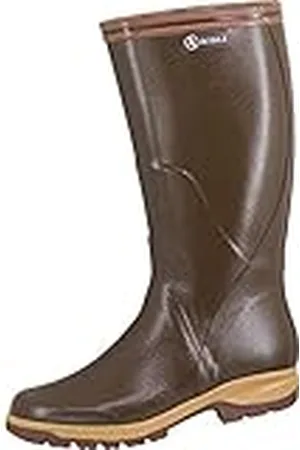 Aigle TANCAR Pro, Bota de Lluvia Hombre, Marron, 43 EU