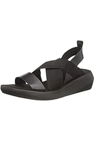 Fly London Baji848Fly, Sandalia Mujer, Black, 37 EU