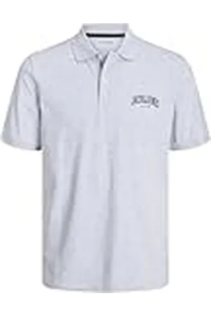 JACK & JONES Jjejosh Polo SS Sn Camisa de Manga Larga, Color Blanco, S para Hombre