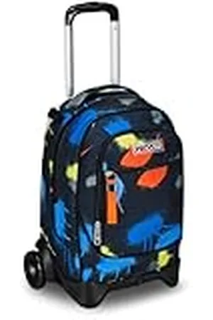 7 for all Mankind Trolley New Tech, 2 ruedas, 3 en 1, triple uso, mochila con carro desenganchable, mochila escolar de viaje, niño niño., , Talla única, Escolar