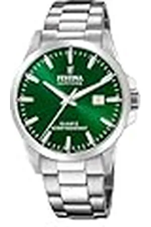 Festina Reloj Hombre F20024/6 Acero Clasico Caja de Acero Inoxidable 316l Plateado Correa de Acero Inoxidable 316l Plateado