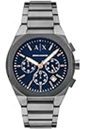 Armani Exchange Reloj Analógico para Hombres de Cuarzo con Correa en Acero Inoxidable AX4182