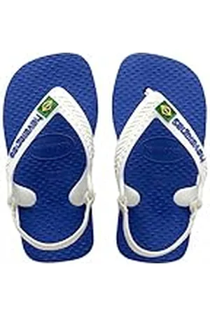 Havaianas Baby Brasil Logo II, Sandalias Unisex Bebé, Marine Blue, 21