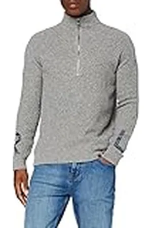 Falke Turtle Pull Camiseta, Hombre, Light greymel, Extra-Large