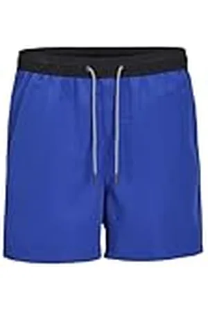 JACK & JONES Jpstfiji Jjswim Black Tape LY Sn Bañador Corto, , L Hombres