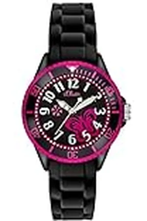 QS by s.Oliver Reloj de Cuarzo para Chica con Correa de Silicona – SO-2993-PQ