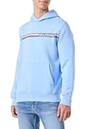 Tommy Hilfiger Hoodie Hombre Chest Stripe con Capucha, , XXL