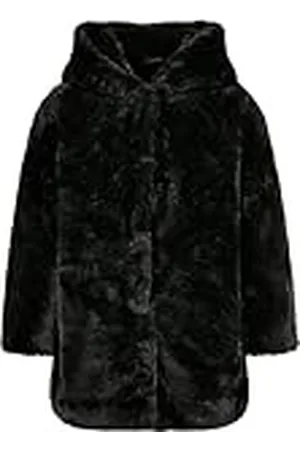 Urban classics Girls Hooded Teddy Coat Chaqueta, , 158/164 cm para Niñas
