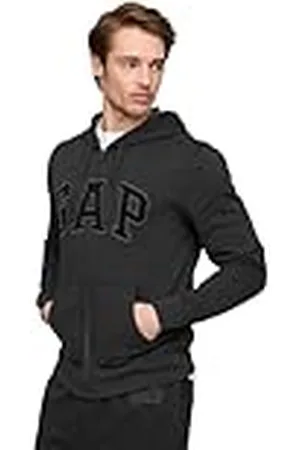 GAP Sudadera con Capucha y Cremallera Completa Logo Heritage, , X-Small para Hombre