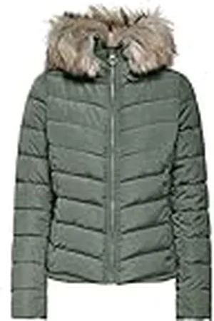 ONLY Onlnewellan Chaqueta Acolchada con Capucha CC Otw, , S para Mujer