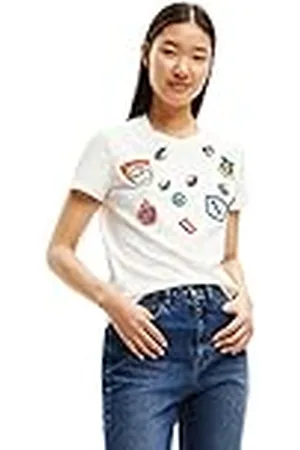 Desigual Camiseta de Manga Corta, , XS para Mujer
