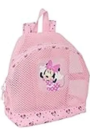Safta MINNIE - Mochila Infantil de Playa, Anti Arena, con Asas, Fácil Limpieza, Ideal para Niños de Diferentes Edades, Cómoda y Versátil, 30,5x18x24 cm, Color