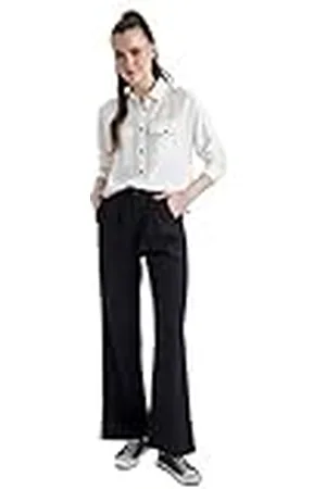 DeFacto T5417AZ Pantalones Casuales, , 44 para Mujer