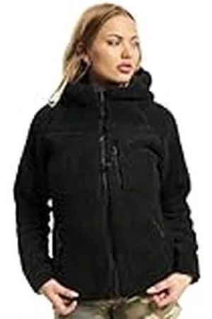 Brandit Women Teddyfleece Jacket Hoode, color: black, size: S