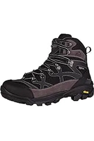 mc kinley McKINLEY Trekkingstiefel Magma, Zapatos de High Rise Senderismo Mujer, Negro (Grau/Schwarz/Hellblau 000), 41 EU
