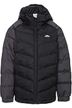 Trespass Sidespin, Chaqueta Unisex Niños, Nero, 10 anni