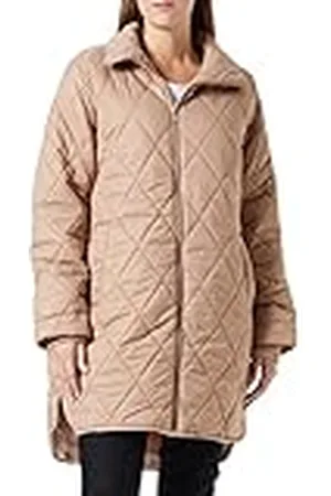 Kaffe Chaqueta Mujer, Abrigo de Manga Larga, Cuello Alto Acolchado, , 40