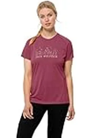 Jack Wolfskin Morobbia Vent T W Camiseta de Manga Corta, , M para Mujer
