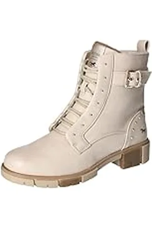 Mustang 1443-505, Botas de Nieve Mujer, Ivory, 39 EU