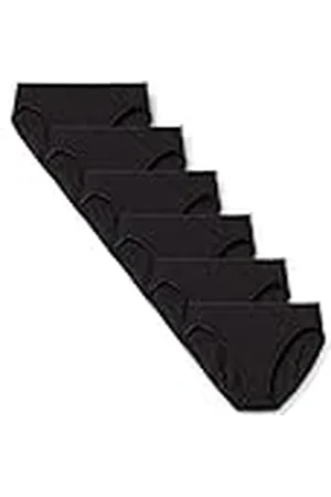 Amazon Ropa Interior de algodón con Pernera Alta (Disponible en Tallas Grandes) Mujer, Pack de 6, , 46