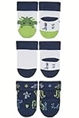 Sterntaler Baby-söckchen 3er-Pack Drache Calcetines, , 0 para Bebés