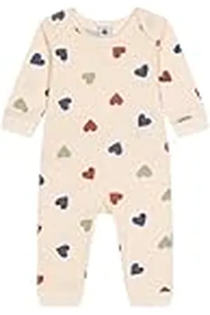 Petit Bateau A0ASM Pijama De Manga Larga Sin Pies Unisex Bebé 3 Meses