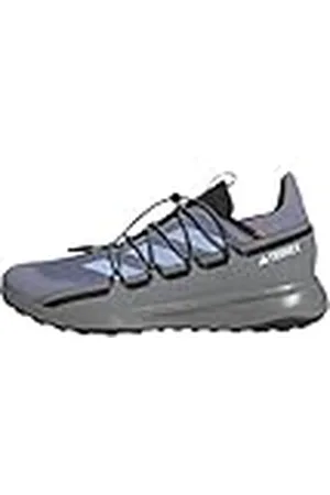 adidas Terrex Voyager 21 Travel Shoes, Zapatos de Senderismo Hombre, Silver Violet/Blue Dawn/Solar Gold, 45 1/3 EU