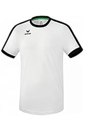 Erima Maglietta unisex per bambini Retro Star, Unisex - Bambini, T-shirt, 3132129, curacao / Nero, 152