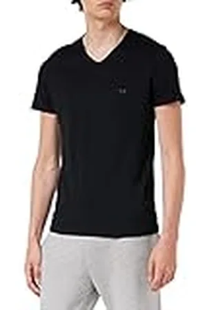 Emporio Armani 111648 Camiseta de Pijama, Hombre, Negro 07320, S