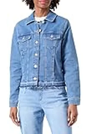 VERO MODA Vmtine LS Slim Fold Down Jacket Vi3371 Chaqueta Vaquera, , L para Mujer