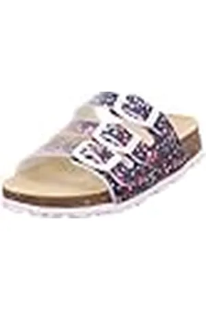 Superfit Fussbettpantoffel, Pantuflas, Azul (Blue/Red 8050), 37 EU