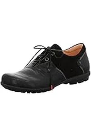 Think! KONG Calzado abotinado con cordones,Hombre,Negro,40.5 EU