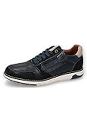 Camel Active 54pt002, Zapatillas Hombre, Azul Marino, Blanco, 41 EU