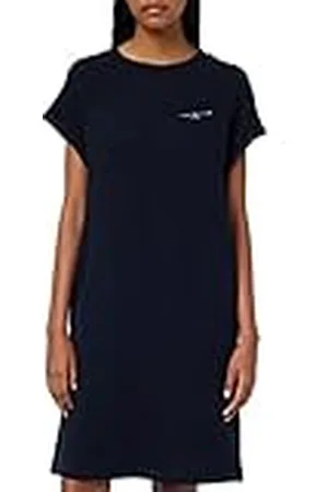 Tommy Hilfiger 1985 Mini Corplogo C-nk Drs Ss, Vestido, Mujer, Desert Sky, XS