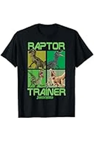 Jurassic World Cajas para dinosaurios de Raptor Trainer Camiseta