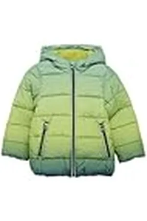QS by s.Oliver Junior 2151468 Chaqueta Acolchada con Capucha y Estampado Integral, , Clásico para Niños
