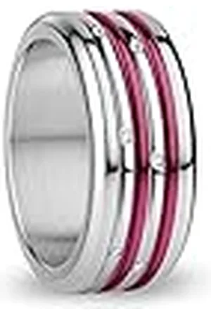 Bering Anillos combinados intercambiables para mujer en plata y violeta con el exclusivo sistema Twist & Change, Yukon