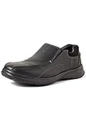 Clarks Cotrell Step, Mocasines Hombre, Negro (Black Oily Lea), 45 EU