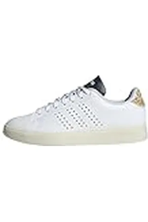 adidas Advantage 2.0 Shoes, Zapatos Mujer, Cloud White/Night Indigo/Off White, 36 EU